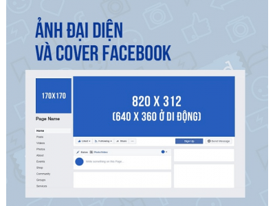 Kích thước thiết kế ảnh Facebook trên Laptop và Mobile chuẩn