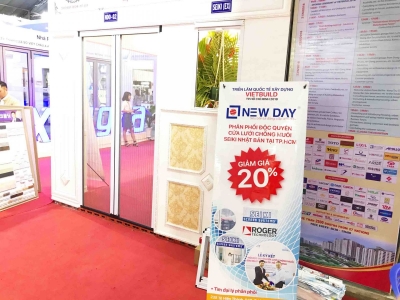 Thiết kế cho NewDayWindow tham dự hội chợ Vietbuild 2018